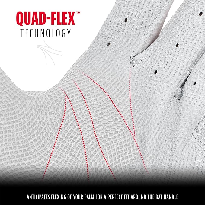 Franklin Sports MLB Baseball Batting Gloves - CFX Pro Adult + Youth - Baseball + Softball - Multiple Sizes + Colors