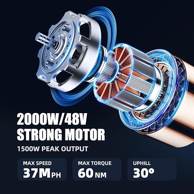 EV800R Electric Bike for Adults,Dual Motor Electric Bike,3000W Peak,26" Fattire,48V 22AH Removable Battery,Dual Hydraulic Brakes,Long Range Dirtbike,Off-Road Mountain Bike,Snow ebike