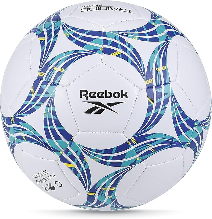 Reebok - Premium Soccer Ball, Advanced Build for Control & Durability, Size 5