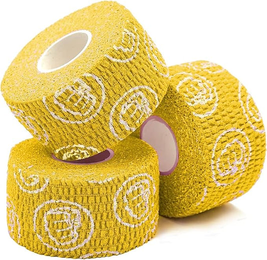 WOD Nation Flexible Hook-Grip Athletic Tape – Easy-Tear, Sweat-Proof Thumb & Finger Strips for Weightlifting