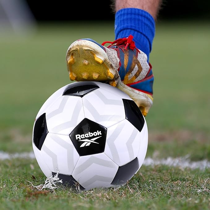 Reebok - Premium Soccer Ball, Advanced Build for Control & Durability, Size 5