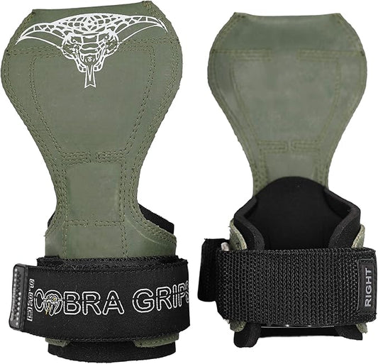 Cobra Grips PRO Weight Lifting Gloves Heavy Duty Straps Alternative Power Lifting Hooks for Deadlifts Adjustable Neoprene Padded Wrist Support Bodybuilding