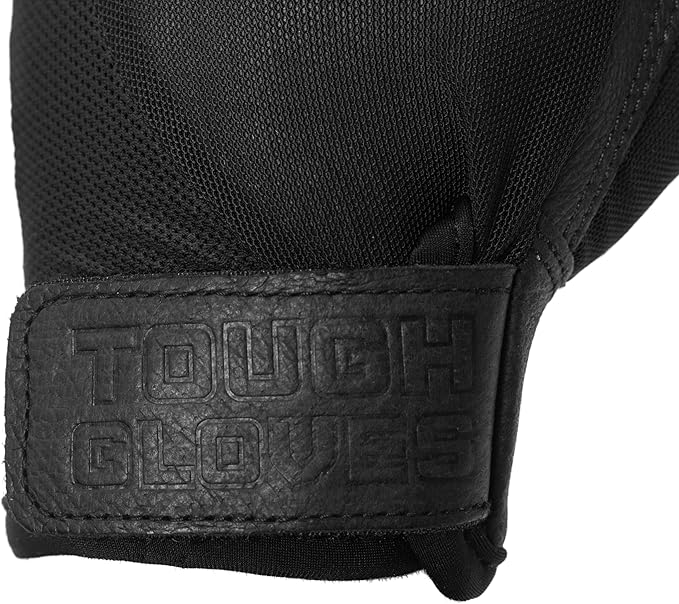 Superset Leather Workout Gloves for Weight-Lifting (Padded) Perfect for Gym Training (Breathable) Black, Size : 10 Mens L