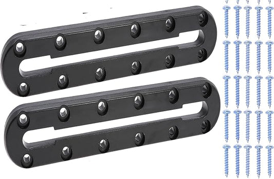 9.2 Inch Kayak Rail Kayak Mount Track Accessories for Fish Finder,Cup Holder, Anchor Cleats Kayak Gear Track for Fishing Rod Holder Kayak Gear Track to Mount Kayak Paddle Holder