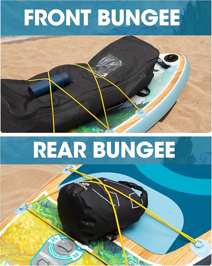 CETANA 11'6×35" Extra Wide Stand Up Paddle Board for Adults & Youth, 400lb Capacity Inflatable Paddle Board, Sup for 2+1 Person with Removable US Fin, 100L Backpack, Floating Paddle, Safety Leash