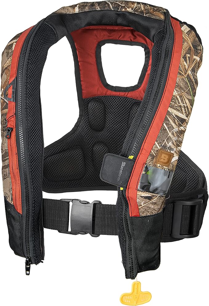 BLUESTORM Arcus 40 Automatic Inflatable PFD Life Jacket for Adults | US Coast Guard (USCG) Approved Life Vest