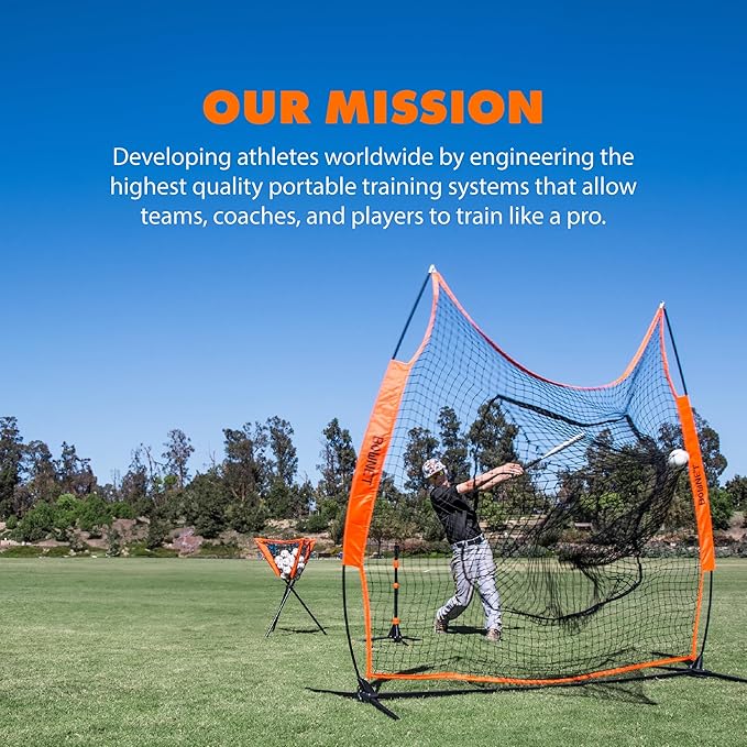 Bownet Portable Soccer Goal – Folding Pop Up Soccer Net for Training & Practice, Indoor/Outdoor, w/Carry Bag