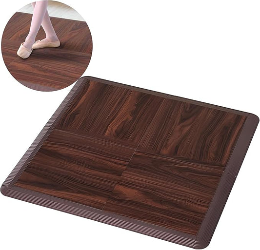 Dance Floor Tiles, Interlocking Dance Floor Tiles for Ballet, Tap, Jazz, and Irish Dance | Portable Dance Floor Tiles for Indoor Dance Flooring