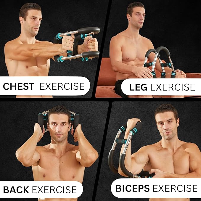 Twister Arm Trainer for Men, Chest Workout Equipment, Chest Exerciser, Gorilla Bar Arm Trainer, Arm and Chest Muscle Workout Equipment, Home Gym Fitness Accessory( Count 1)