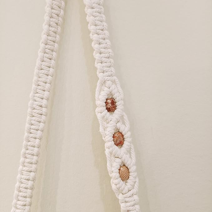 kiido Macrame Yoga Mat Carrying Strap [MAT NOT Included], Hand Woven Multi-Purpose Strap/Carrier