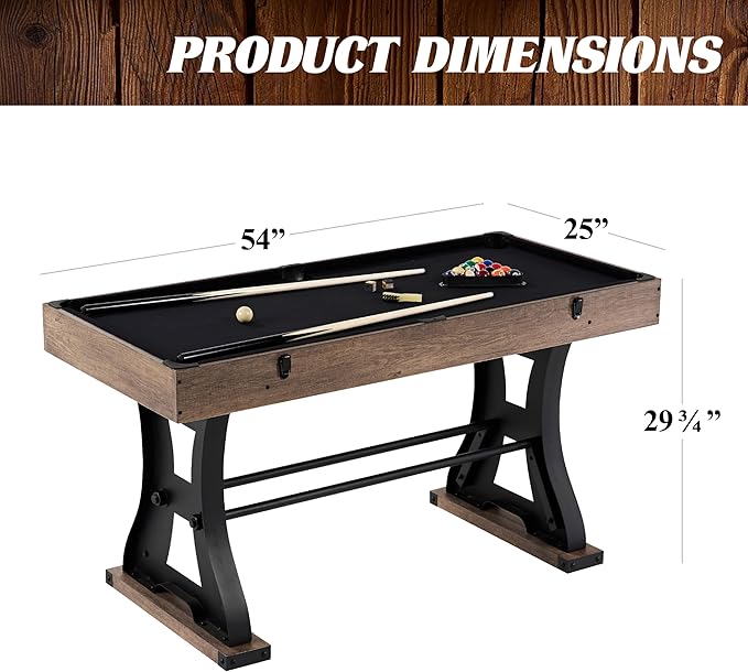 Barrington Combo Game Table – Foosball, Air Hockey, Table Tennis & More – Multi Game Table for Home or Game Room