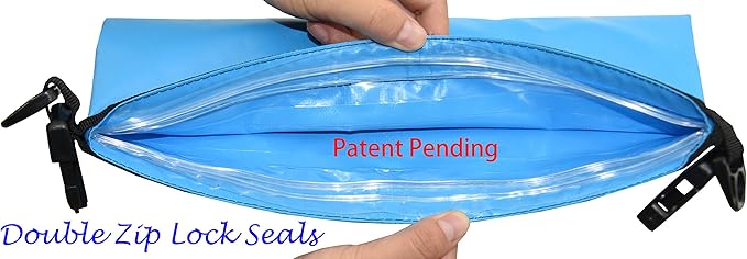 Freegrace Waterproof Dry Bag - Lightweight Dry Sack with Seals and Waterproof Case - Float on Water - Keeps Gear Dry for Kayaking, Beach, Rafting, Boating, Hiking, Camping and Fishing