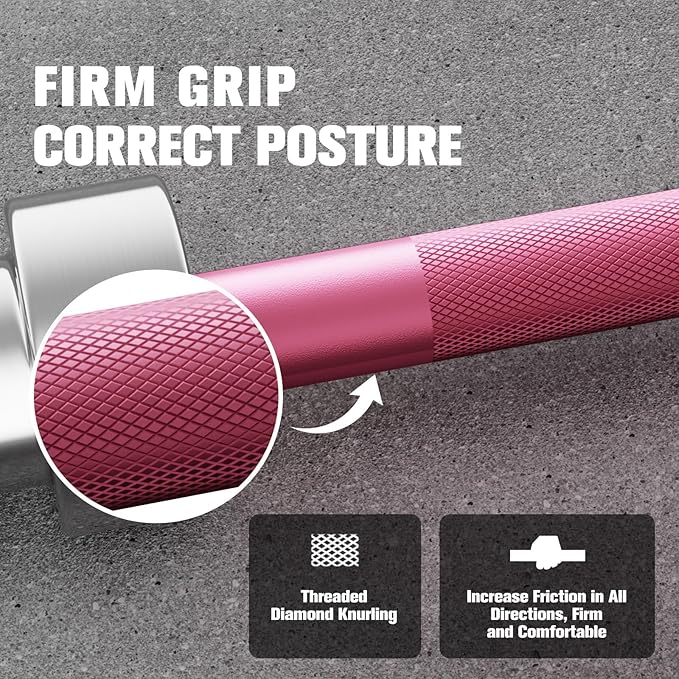 RitFit Barbell Weight Set - 4/6FT Olympic Barbell with Weight Plates (55-275LB Total) - Weightlifting Equipment for Squats, Curls, Deadlifts, Presses, Hip Thrusts