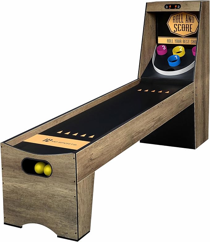 MD Sports Roll & Score Arcade Game, 87" Durable Electronic Scoring with Sound Effects and Game Balls, Perfect for Family Game Rooms