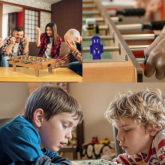 26pcs Foosball Men Replacement, Soccer Player Set Football Players Parts Foosball Man Table Player Football Machine Accessories Replacement Parts