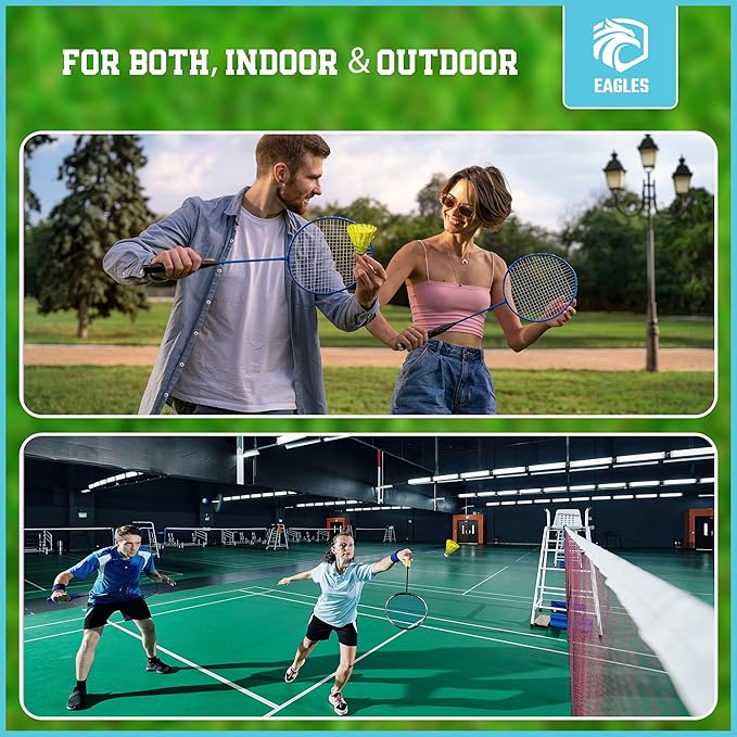 Badminton Birdies - Plastic Bedminton Shuttlecocks White or Yellow for Baseball/Softball Batting Training - Backyard Sports Games Shuttle Balls for Indoor and Outdoor Matches