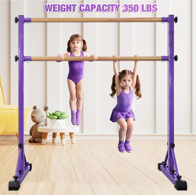 Adjustable Ballet Barre,Portable Dance bar,Fitness Equipment for Dance & Balance Excercise,Super Sturdy for Balance Workout,Weight Limit 250 LBS