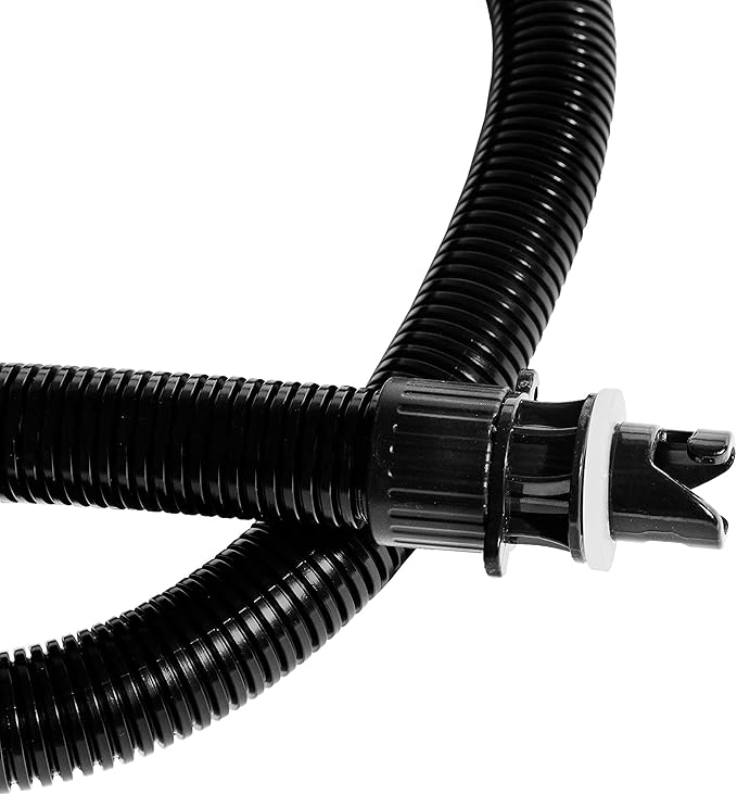 Retrospec iSUP Intelligent Dual Stage Electric Pump for Inflatable Stand Up Paddleboards - 12 Volt DC Car Connector Pump w/Pressure Value LCD Screen & Flex-Hose - Portable & Compact