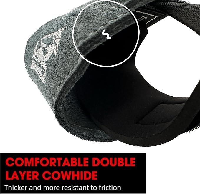 Adjustable Neoprene Padded Wrist straps for Weightlifting,Weight Lifting Straps Gym weight lifting wrist wraps，Gym Accessories for women for Men/Women(Pair)