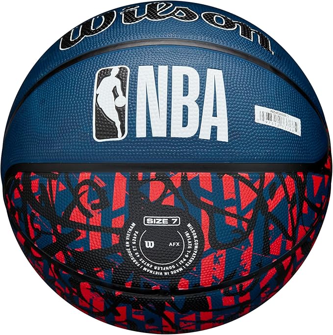 WILSON NBA Team Graffiti Basketballs - Size 7-29.5"