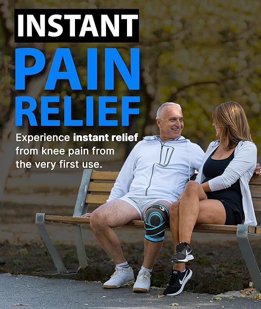 Knee Compression Sleeve - Knee Braces for Knee Pain Women, Knee Sleeve, Knee Compression Sleeve Women, Knee Support Men, Rodilleras, Compression Knee Sleeves Men