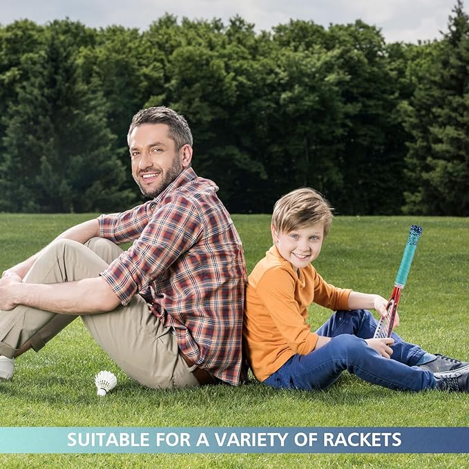 Jerify 24 Pieces Tennis Racket Grip Tape, Precut Badminton Racket Overgrips Tape with Velvety Comfort for Anti Slip and Absorbent Grip