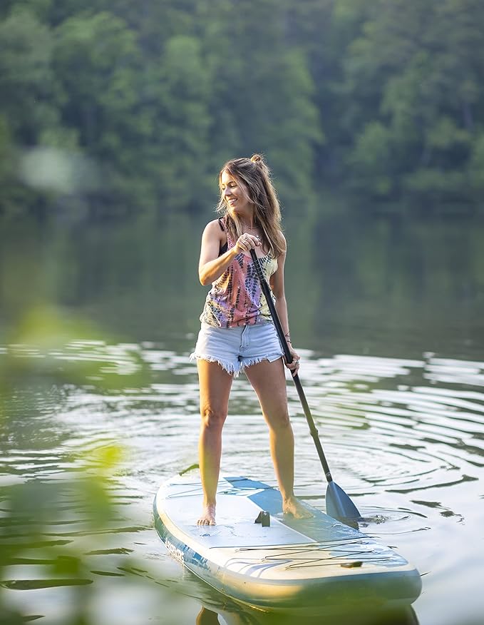 Boardworks SHUBU SUP - All Water Inflatable Stand-Up Paddle Board - SUP Includes Complete Kit with Paddle, Backpack Carry Bag, Leash, Dry Bag and Pump