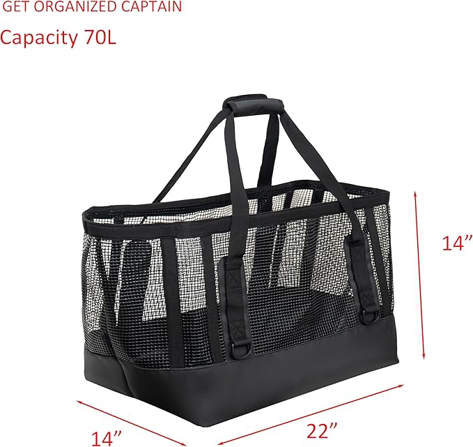 Heavy Duty Waterproof Boat Gear Storage Bag Marine Organizer Bag Multipurpose Outdoor Tote for Men and Women