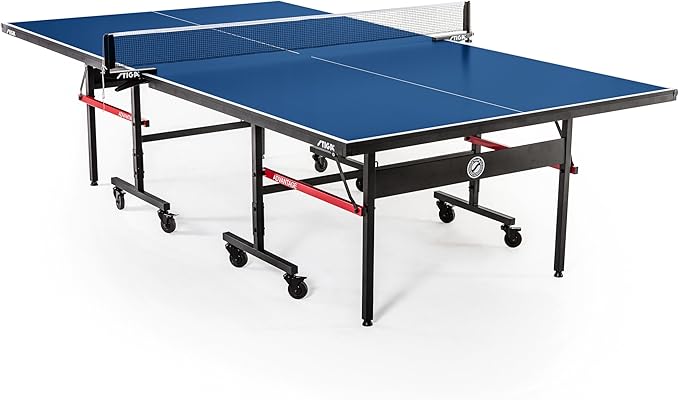 STIGA Advantage Series Ping Pong Tables - 13, 15, 19, and 25mm Tabletops - Quickplay 10 Minute Assembly - Playback Mode - Recreational to Tournament Level