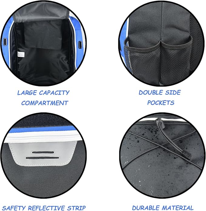 WOLT Youth Baseball Bag - Bat Backpack for Baseball, T-Ball & Softball Equipment & Gear, Bat & Glove Holder, Large Main Compartment for Helmet & accessories, Separate Shoes Compartment, Fence Hook