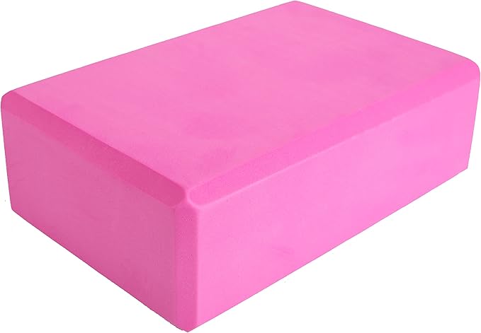 EXERZ Yoga Blocks 2 pack, Gym Blocks, Exercise Workout Fitness Bricks, Pilates Stretch Handstand Non-Slip