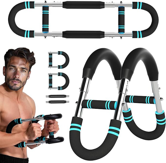 Twister Arm Trainer,Arm Exerciser for Men,Adjustable Chest Expander,Chest Workout Equipment,Arm Bar,Forearms Muscle Training Fitness Equipment,Strength Training Machine for Abdomen,HIPS,Back,Thigh