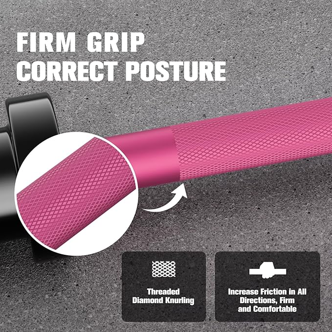 RitFit Barbell Weight Set - 4/6FT Olympic Barbell with Weight Plates (55-275LB Total) - Weightlifting Equipment for Squats, Curls, Deadlifts, Presses, Hip Thrusts