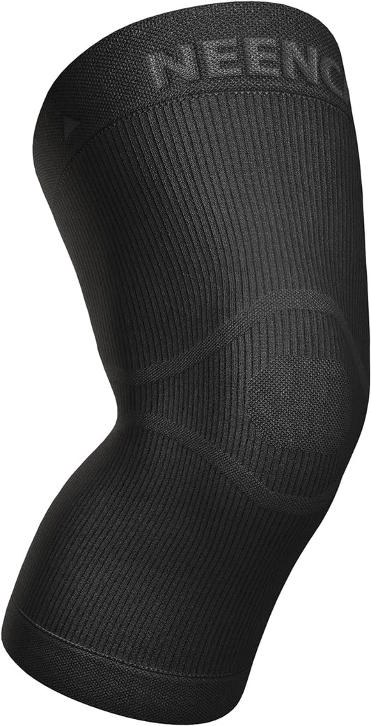 NEENCA Ultra-thin Knee Sleeve for Knee Pain, Lightest Knee Compression Sleeve with Graphene Ions Infused Fabric for Pain Relief, Swelling, Arthritis, Poor Circulation, Running, Sport- FSA/HSA Approved
