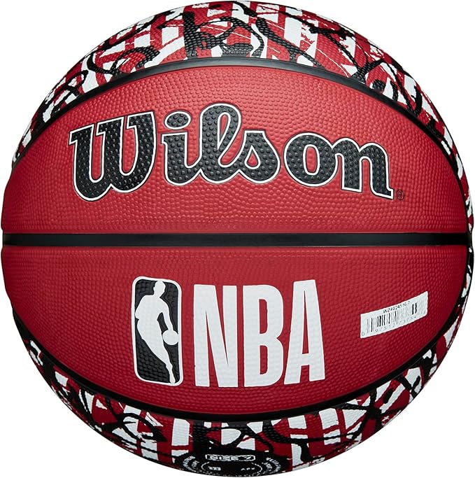 WILSON NBA Team Graffiti Basketballs - Size 7-29.5"