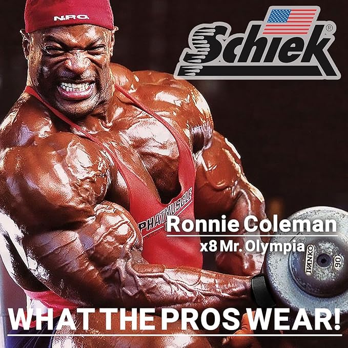 Schiek Ronnie Coleman Signature Series Lifting Gloves - Weight Lifting Grip Gloves /Size : XX-Large