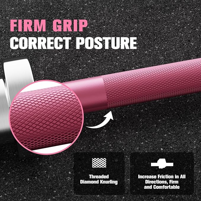 RitFit Barbell Weight Set - 4/6FT Olympic Barbell with Weight Plates (55-275LB Total) - Weightlifting Equipment for Squats, Curls, Deadlifts, Presses, Hip Thrusts