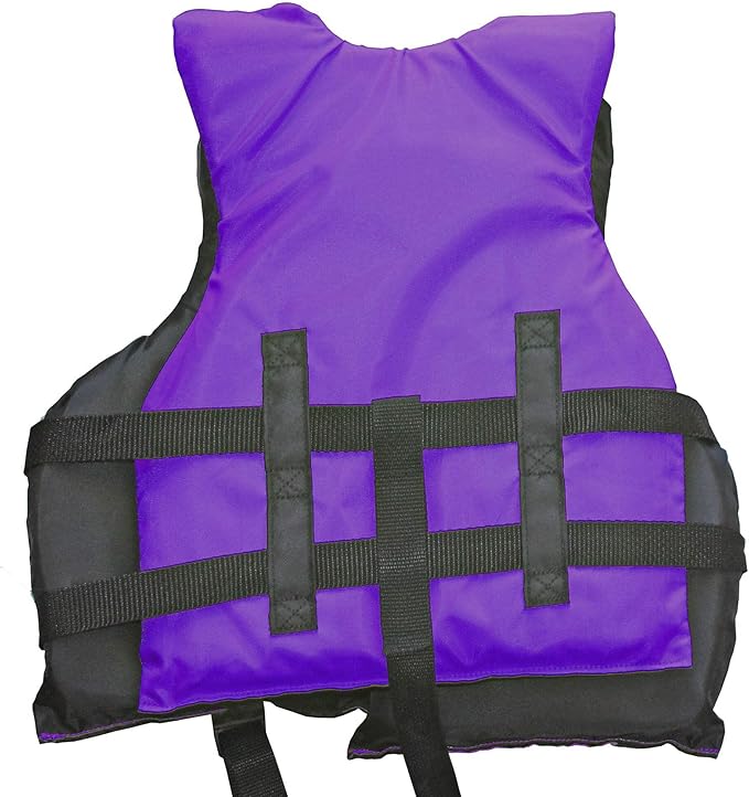Hardcore Life Jacket Paddle Vest; Coast Guard Approved Type III PFD Life Vest Flotation Device; Jet ski, Wakeboard, Kayak; Ideal Extra Life Jacket for Your Pontoon Boat w/Leg Strap