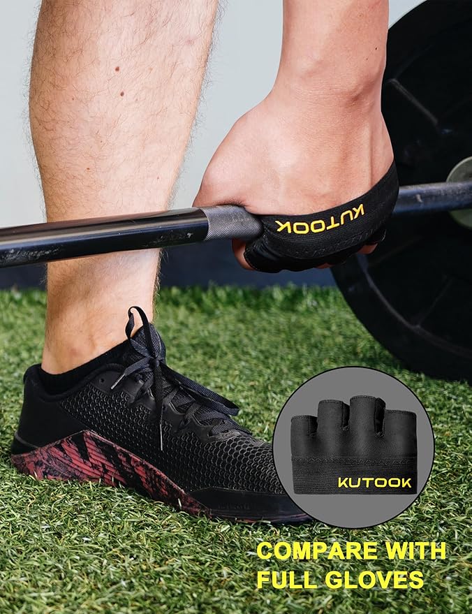 KUTOOK Weight Lifting Gloves for Women Gym Workout Gloves with Palm Protection & Extra Grip Breathable Exercise Gloves for Men Fitness
