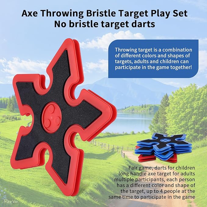 Throwing Axe Game Axe Throwing Target for Outdoor Play for All Family Members