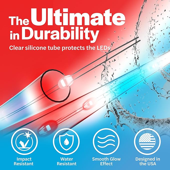 Brightz WheelBrightz LED Bike Wheel Lights - 2025 Edition with Superior Straps & LED-Weatherproof Shield! 14 Colors - Unmatched Durability, Visibility & 48+ Hours of Dazzling Illumination