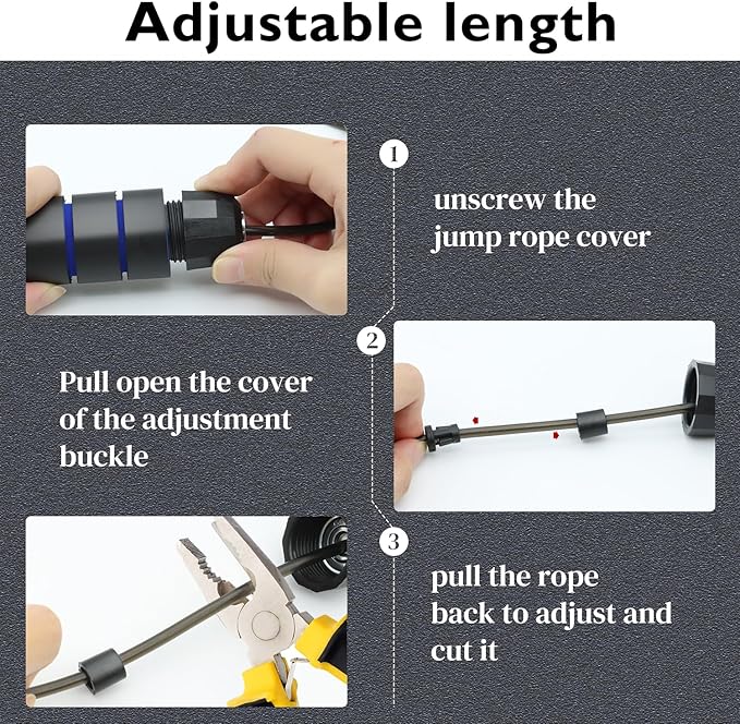 24 Pack Jump Ropes, Tangle-Free Speed Jumping Ropes with Foam Handles for Women Men Kids, Adjustable Skipping Ropes for Fitness Workout Slim Body