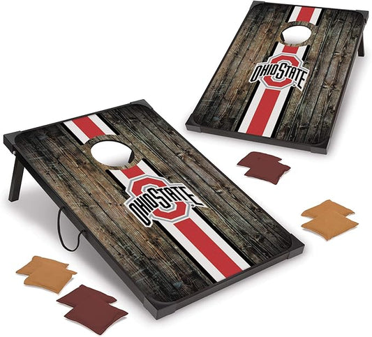 Wild Sports NCAA 2' x 3' MDF Deluxe Cornhole Set - with Corners and Aprons