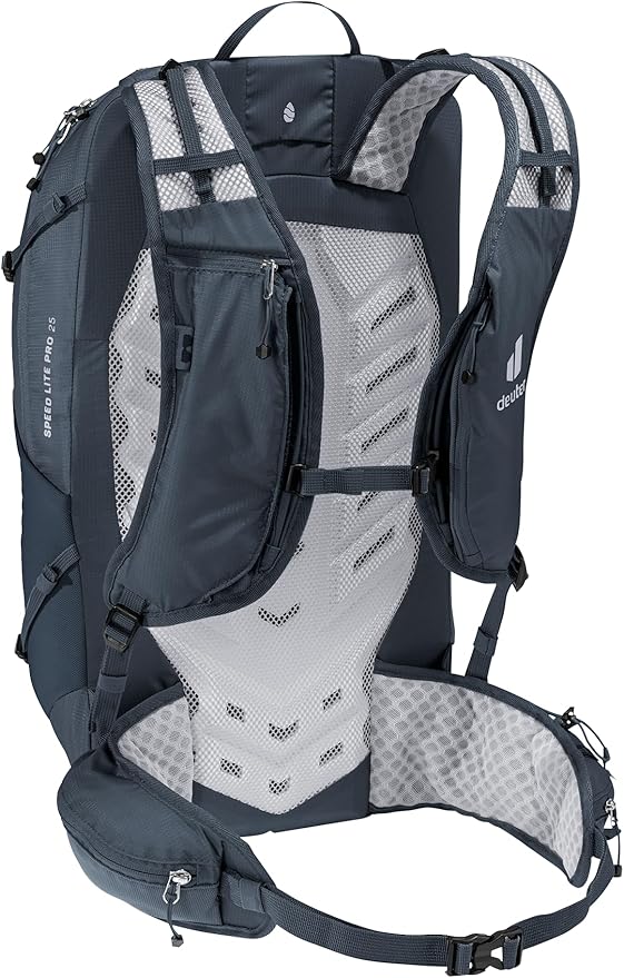 Deuter Unisex Speed Lite Pro 25L Hydro, Mountain Hiking Backpack with 2L Hydration Bladder, 25 Liters - Black