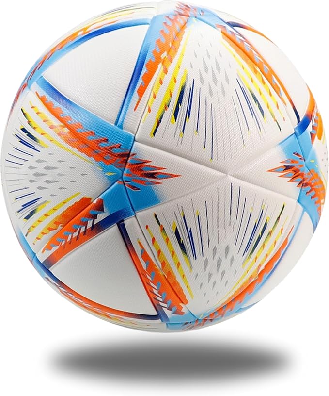 Thermo Bonded Polyurethane Soccer Ball Size 5 – Professional Grade PU Material, USA Quality Outdoor Sports, Premium Size 5 Soccer Ball for Training & Competitive Matches