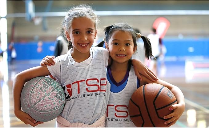 Premium Rubber/Leather Basketball - Kids & Youth, Size 3/4/5/6/7