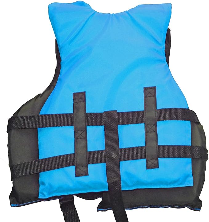 Hardcore Life Jacket Paddle Vest; Coast Guard Approved Type III PFD Life Vest Flotation Device; Jet ski, Wakeboard, Kayak; Ideal Extra Life Jacket for Your Pontoon Boat w/Leg Strap