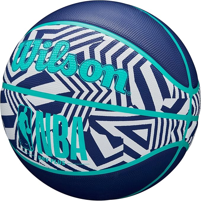 WILSON NBA DRV Plus Dazzle Camo Outdoor Basketballs - Size 6 an Size 7