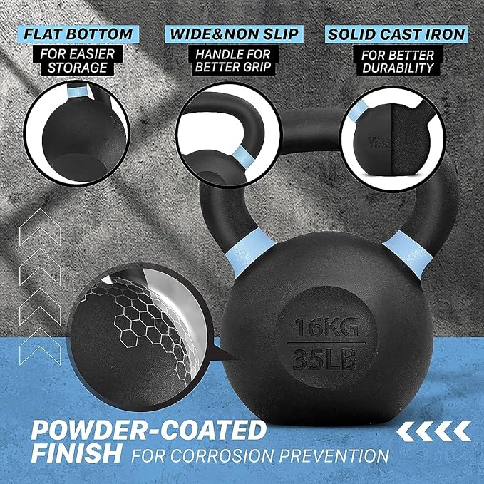 Yes4All Cast Iron Kettlebell