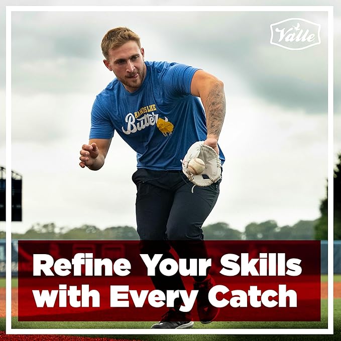 Eagle K47 4-Finger Infielders Training Glove for Baseball and Softball - Soft Leather & Elite Fielding Equipment for Practice & Drills - Right or Left Hand Throw